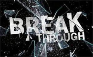 break through glass